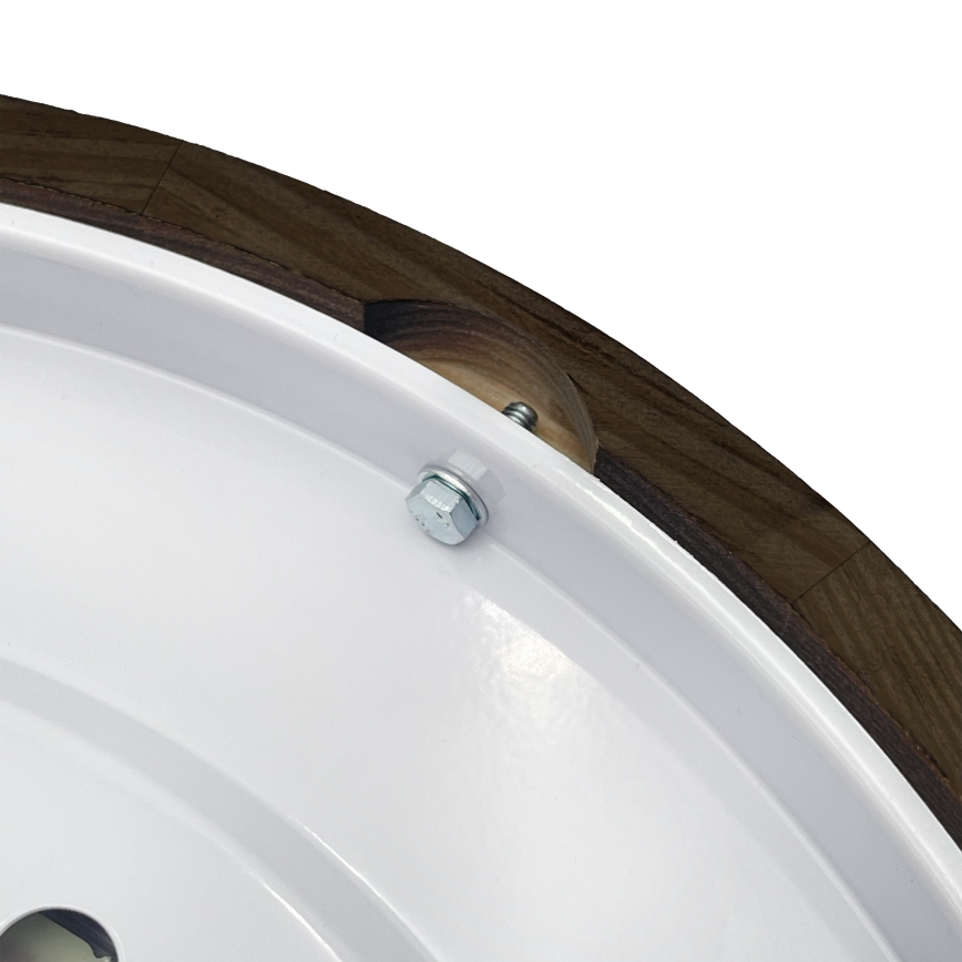 Brilagi - LED таванно осветително тяло CARVALHO SMOKEY LED/36W/230V, дъб, диам. 47,5 см