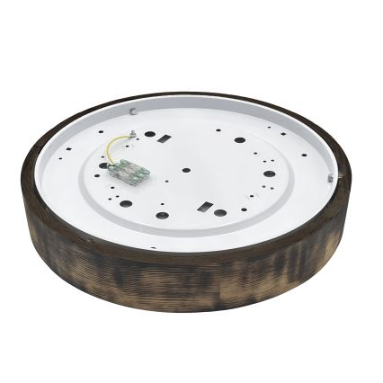Brilagi - LED таванно осветително тяло CARVALHO SMOKEY LED/36W/230V, дъб, диам. 47,5 см