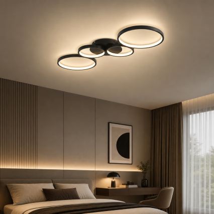 BRILAGI - LED таванно осветително тяло ECHO LED/40W/230V 4000K 32x90 cm черно