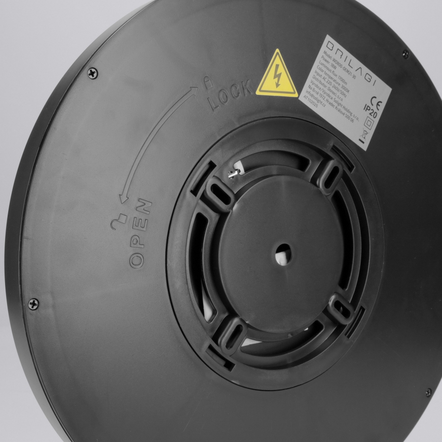 Brilagi - LED таванно осветително тяло ESTELA LED/18W/230V Ø 30 см, черно