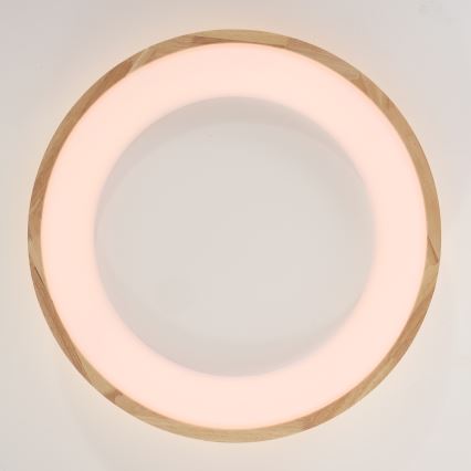 Brilagi - LED таванно осветително тяло FALCON WOOD LED/40W/230V 3000/4000/6000K Ø 60 cm дървено