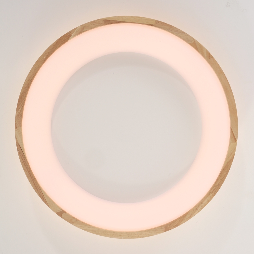 Brilagi - LED таванно осветително тяло FALCON WOOD LED/40W/230V 3000/4000/6000K Ø 60 cm дървено