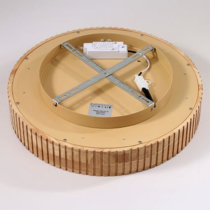 Brilagi - LED таванно осветително тяло FALCON WOOD MODERN LED/30W/230V 3000/4000/6000K Ø 45 см, дървесен дизайн