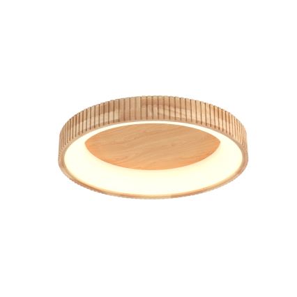 Brilagi - LED таванно осветително тяло FALCON WOOD MODERN LED/40W/230V 3000/4000/6000K Ø 60 см дърво