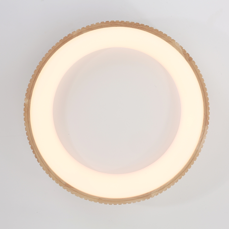 Brilagi - LED таванно осветително тяло FALCON WOOD MODERN LED/40W/230V 3000/4000/6000K диаметър 60 см, дървено