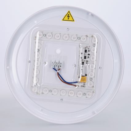 Brilagi - LED таванен плафон FLOCO LED/24W/230V диам. 30 см дървесен декор/черен