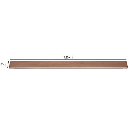 BRILAGI - LED таванно осветително тяло GARDALINE LED/90W/230V дъб