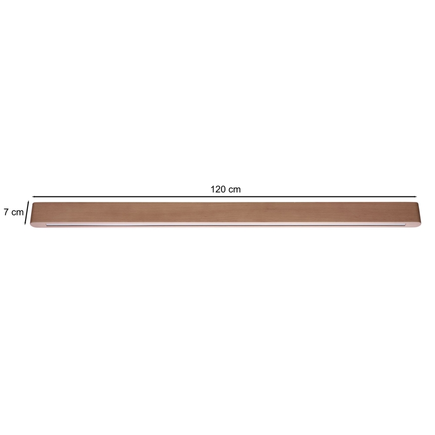 BRILAGI - LED таванно осветително тяло GARDALINE LED/90W/230V дъб