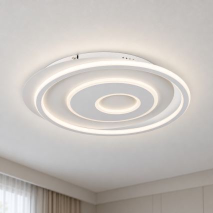 BRILAGI - Димируемо LED таванно осветително тяло IRIS LED/83W/230V 3000-6000K 46x50 см бяло + дистанционно управление
