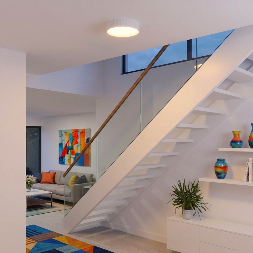 Brilagi - LED таванно осветително тяло LUCIA LED/24W/230V, диам. 31 см, бяло