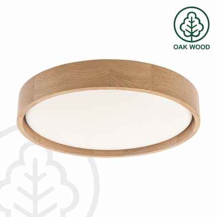 Brilagi - LED таванно осветително тяло MANAROLA PLAIN LED/24W/230V 3000K Ø 41 cm дъб