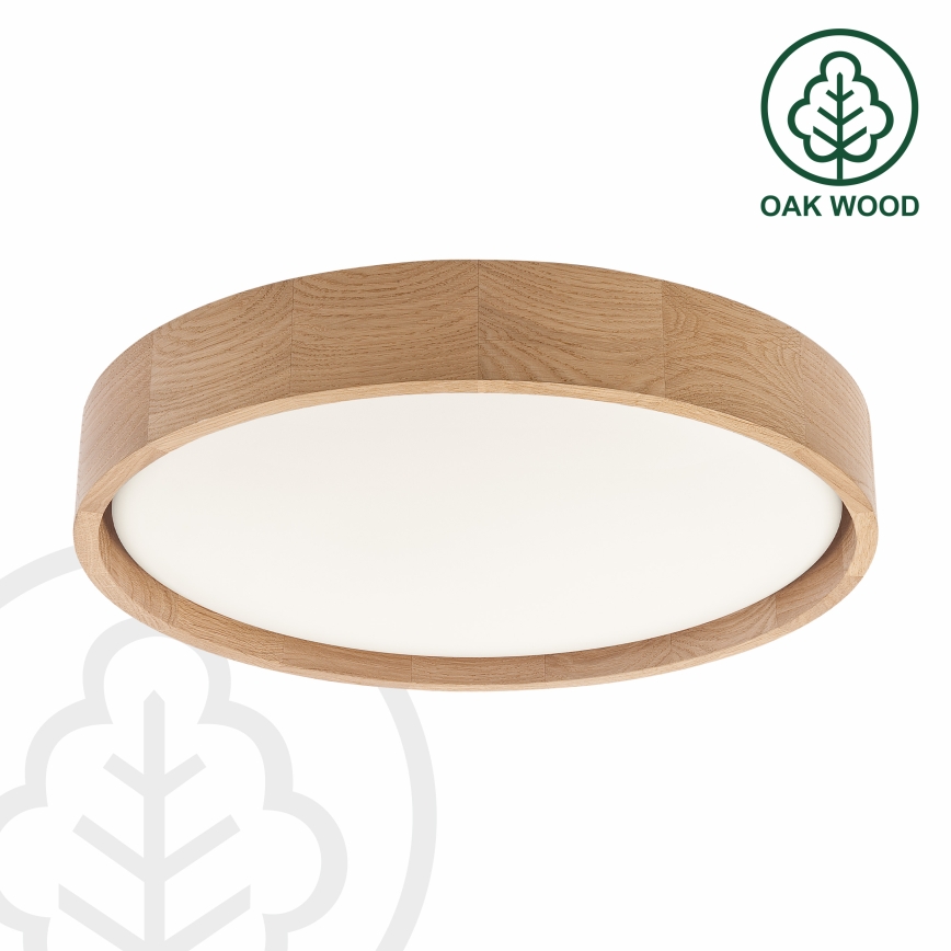 Brilagi - LED таванно осветително тяло MANAROLA PLAIN LED/24W/230V 3000K Ø 41 cm дъб