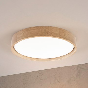 Brilagi - LED таванно осветително тяло MANAROLA PLAIN LED/24W/230V 4000K Ø 41 см дъб
