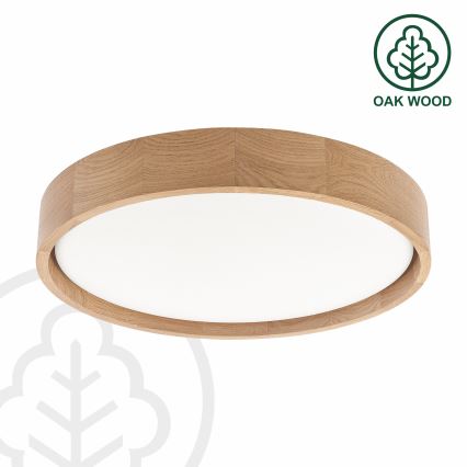 Brilagi - LED таванно осветително тяло MANAROLA PLAIN LED/24W/230V 4000K Ø 41 см дъб