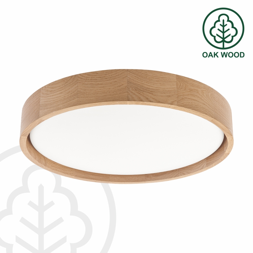 Brilagi - LED таванно осветително тяло MANAROLA PLAIN LED/24W/230V 4000K Ø 41 см дъб