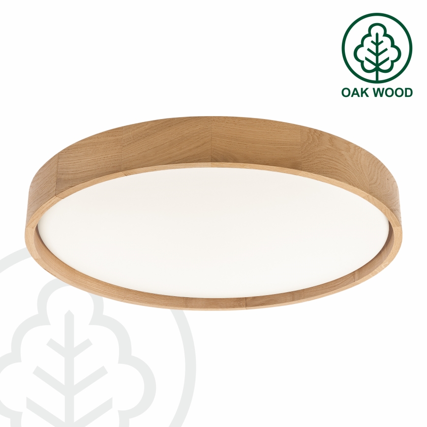Brilagi - LED таванно осветително тяло MANAROLA PLAIN LED/36W/230V 3000K диам. 48 см дъб