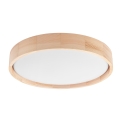 Brilagi - LED таванно осветително тяло MANAROLA SIMPLE LED/24W/230V 3000K борова дървесина, диаметър 41 см