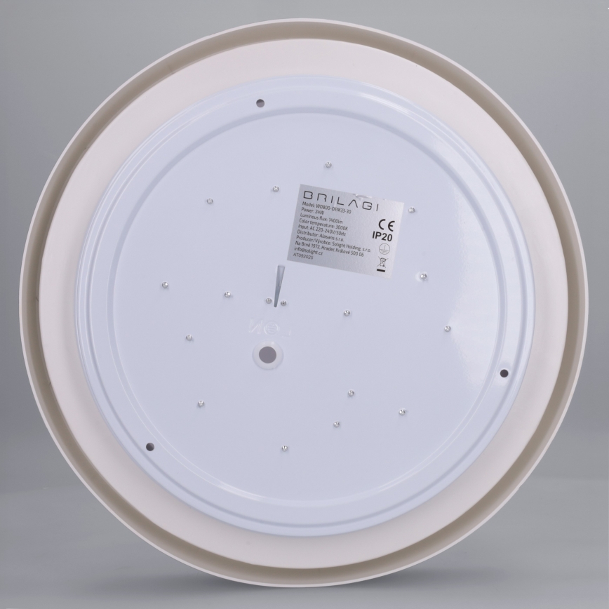 Brilagi - LED таванно осветително тяло MATTEO LED/24W/230V Ø 31 см тюркоазено