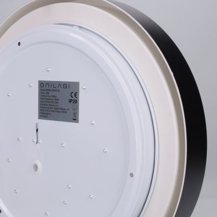 Brilagi - LED таванно осветително тяло MATTEO LED/24W/230V Ø31 см черно