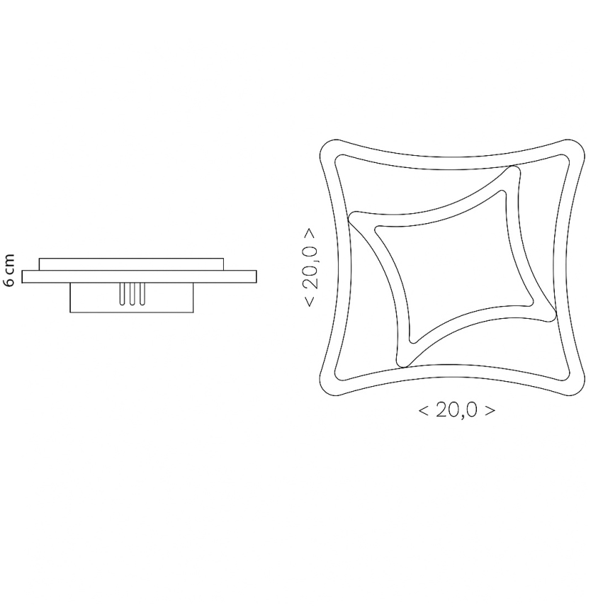 BRILAGI - LED таванно осветително тяло MODERN MINI LED/24W/230V 3000/4000/6000K