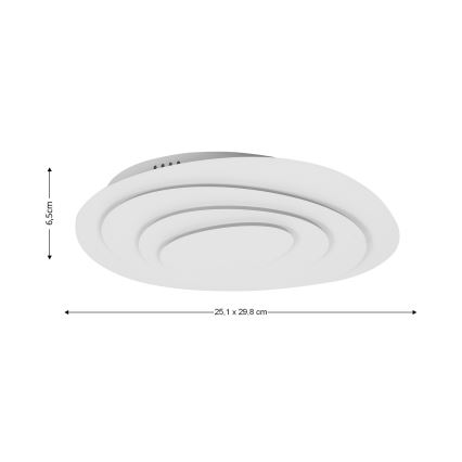 Brilagi - LED таванно осветително тяло MODERN MINI LED/28W/230V 3000/4500/6000K 29,8x25,1 cm