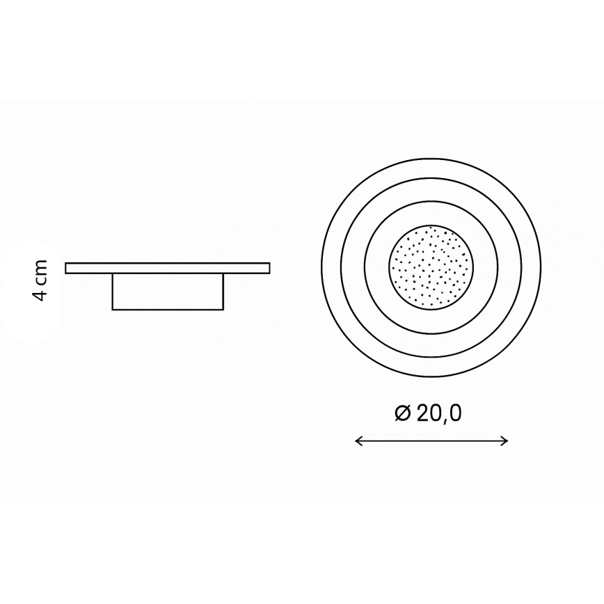 Brilagi - LED таванно осветително тяло MODERN MINI LED/29W/230V 3000/4000/6000K