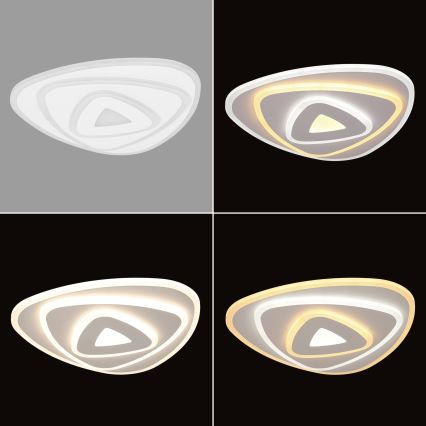 Brilagi - LED димируемо таванно осветително тяло MODERN MINI LED/45W/230V 3000-6000K 30x30 cm + дистанционно управление