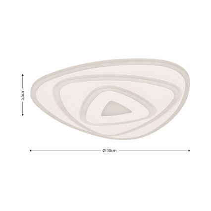 Brilagi - LED димируемо таванно осветително тяло MODERN MINI LED/45W/230V 3000-6000K 30x30 cm + дистанционно управление
