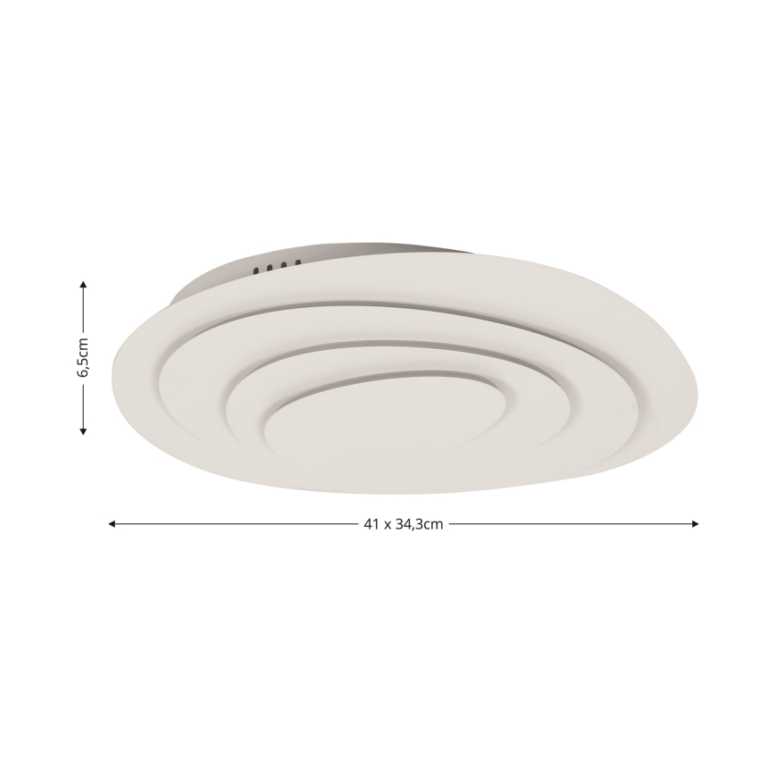 Brilagi - LED димируемо таванно осветително тяло MODERN MINI LED/48W/230V 3000-6000K 41x34,3 cm + дистанционно управление