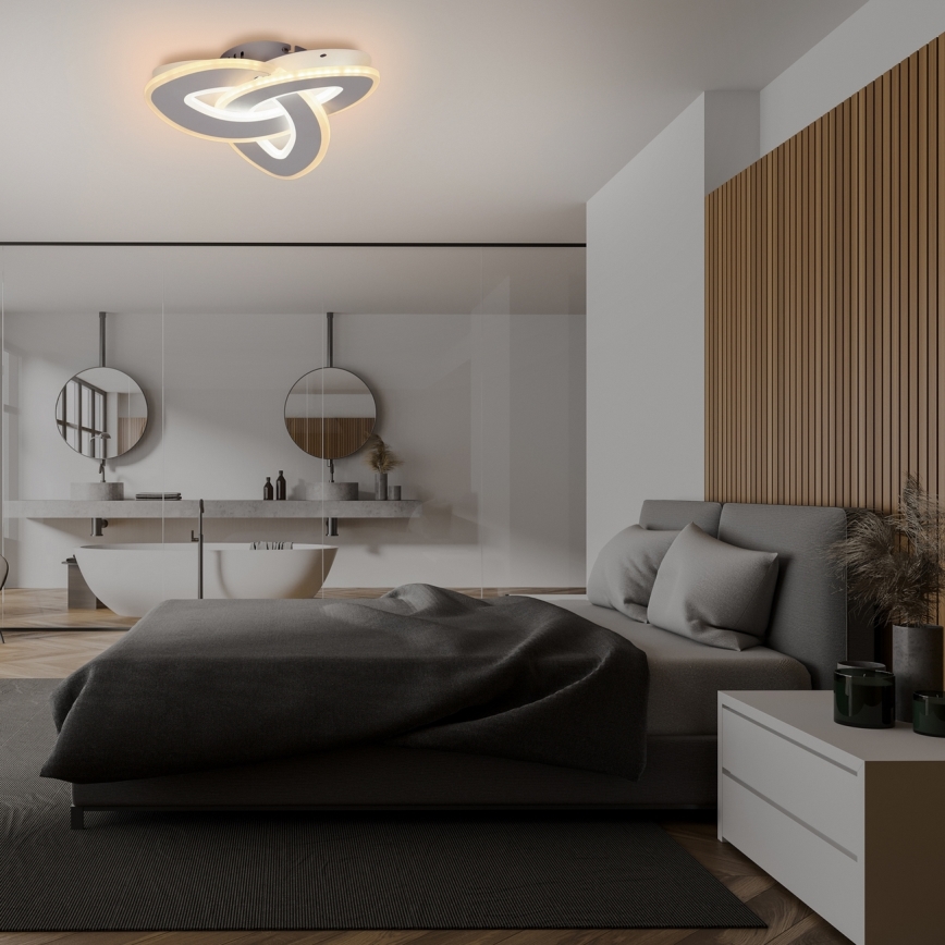 Brilagi - LED димируемо таванно осветително тяло MODERN MINI LED/49W/230V 3000-6000K 30x30 cm + дистанционно управление