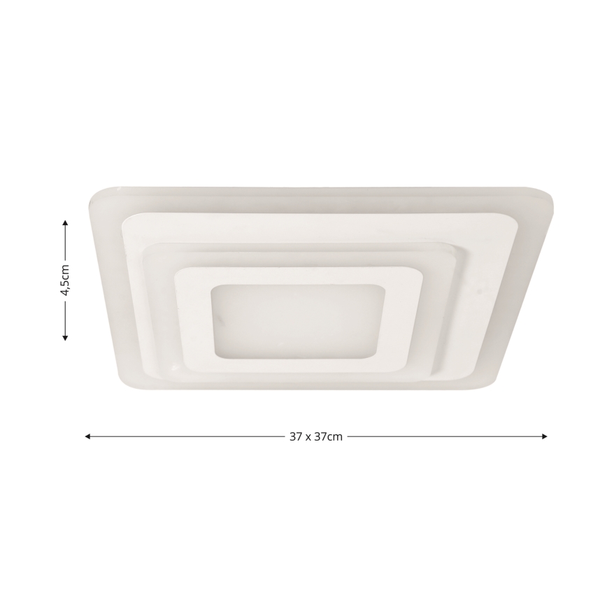 Brilagi - Димируемо LED таванно осветително тяло MODERN MINI LED/65W/230V 3000-6000K 37x37 cm + дистанционно управление
