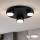 Brilagi - LED таванно осветително тяло MONO 3xGX53/30W/230V, диаметър 30 см, черно