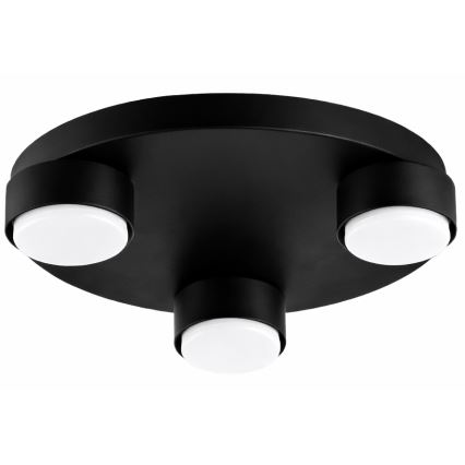 Brilagi - LED таванно осветително тяло MONO 3xGX53/30W/230V, диаметър 30 см, черно