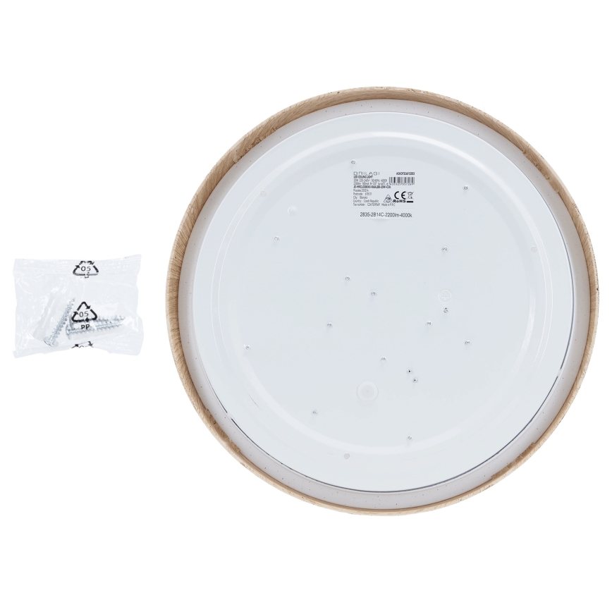 Brilagi - LED таванно осветително тяло NATURA LED/20W/230V 3000K диам. 33,7 см