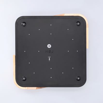 Brilagi - LED таванно осветително тяло PILANA LED/24W/230V дъб/черен 32x32 см