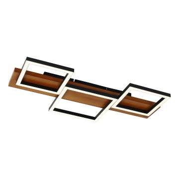 Brilagi - LED таванно осветително тяло PLANK LED/30W/230V 4000K 34,5x65 cm дърво