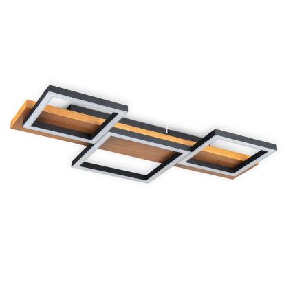 BRILAGI - LED таванно осветително тяло PLANK LED/30W/230V 4000K 34,5x65 cm дърво