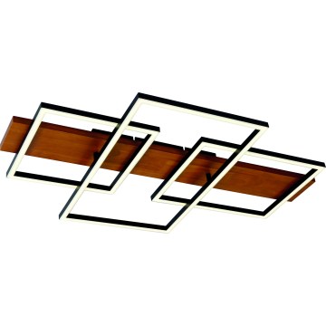 Brilagi - LED таванно осветително тяло PLANK LED/35W/230V 4000K 55x90 cm дърво