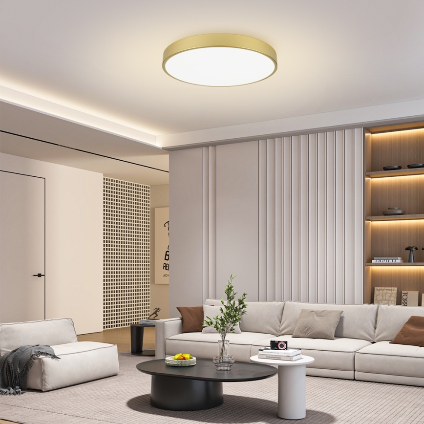 Brilagi - LED плафон POOL LED/100W/230V 3000/4500/6000K Ø 80 см златист