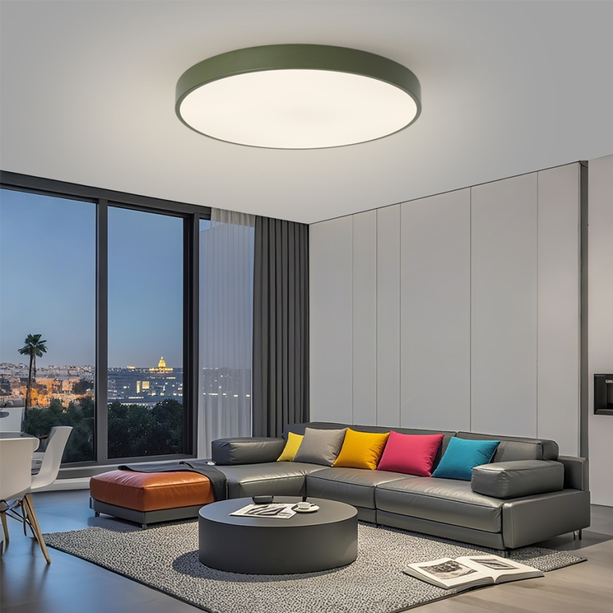 Brilagi - LED плафон POOL LED/100W/230V 3000/4000/6000K Ø 80 см зелен