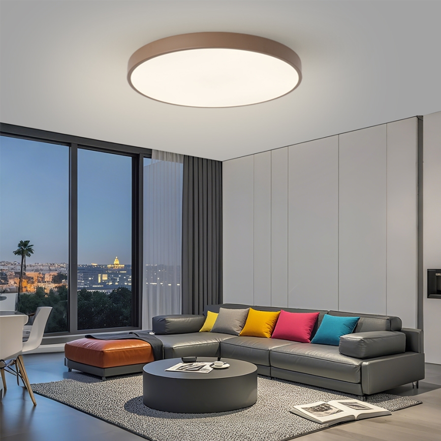 Brilagi - LED таванно осветително тяло POOL LED/100W/230V 3000/4000/6000K Ø 80 см кафяво