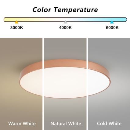 Brilagi - LED таванно осветително тяло POOL LED/100W/230V 3000/4000/6000K Ø 80 см бронзово