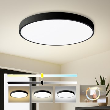 Brilagi - LED таванно осветително тяло POOL LED/100W/230V 3000/4000/6000K Ø 80 см черно