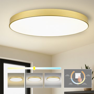 Brilagi - LED таванно осветително тяло POOL LED/180W/230V 3000/4000/6000K Ø 120 см, златисто