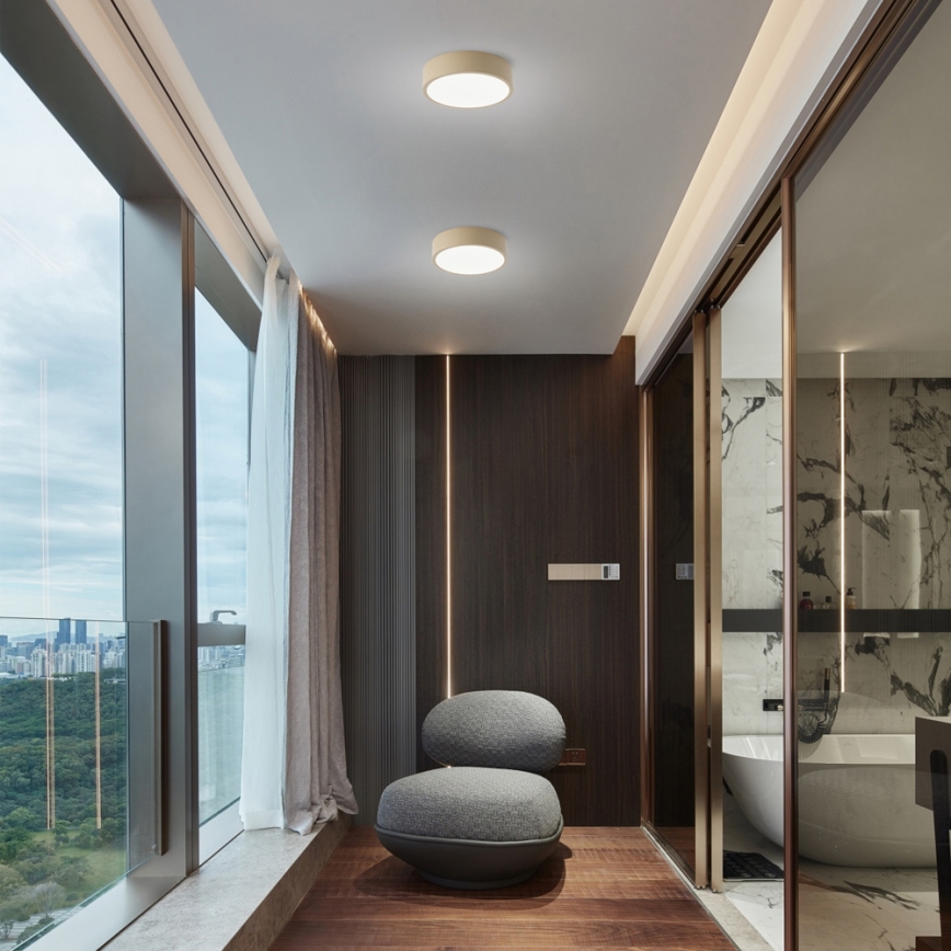 Brilagi - LED таванно осветително тяло POOL LED/18W/230V 3000/4000/6000K Ø 20 см бежово