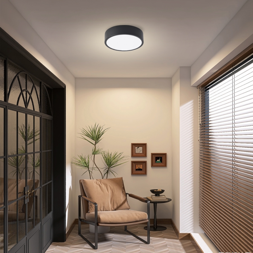 Brilagi - LED таванно осветително тяло POOL LED/18W/230V 3000/4000/6000K Ø 20 см черно