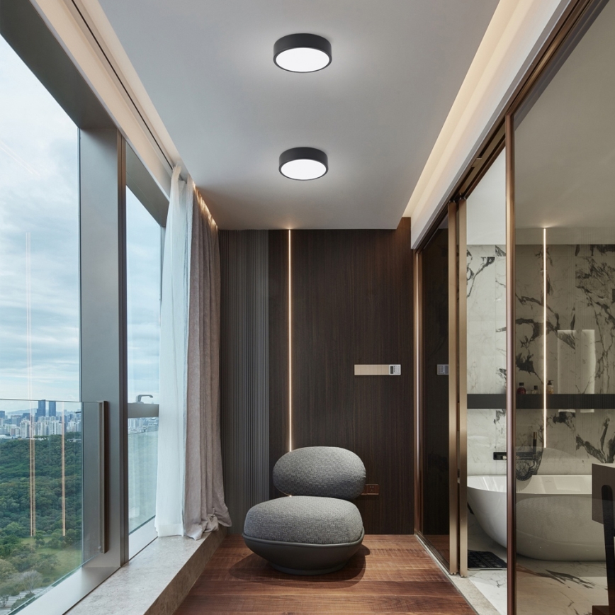 Brilagi - LED таванно осветително тяло POOL LED/18W/230V 3000/4000/6000K Ø 20 см черно