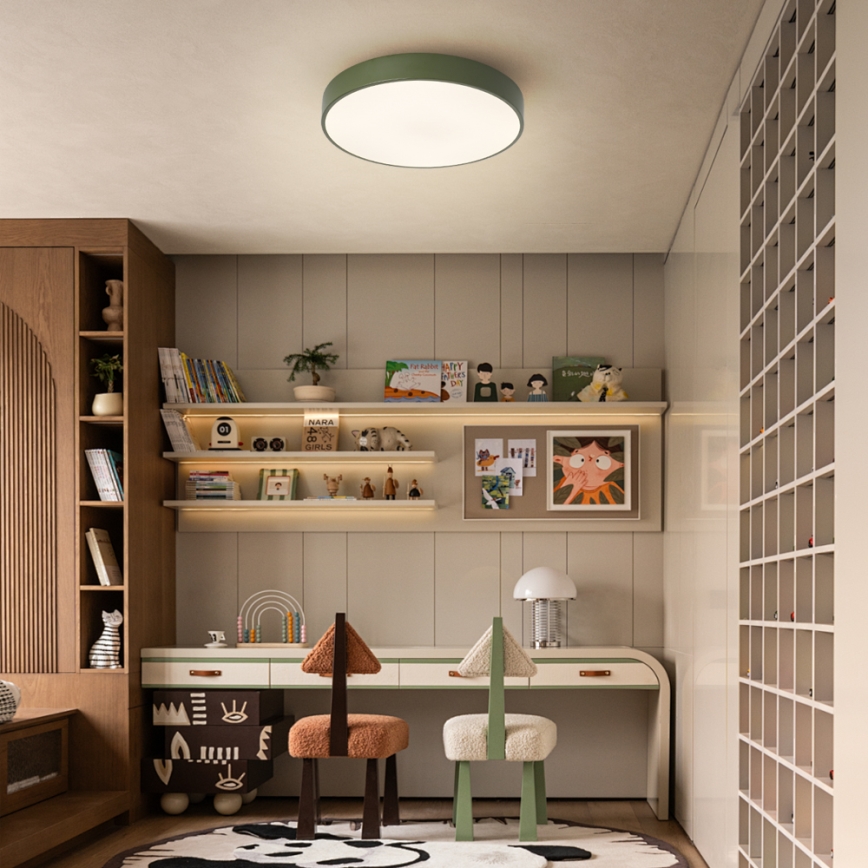 Brilagi - LED таванно осветително тяло POOL LED/36W/230V 3000/4000/6000K Ø 30 см зелено