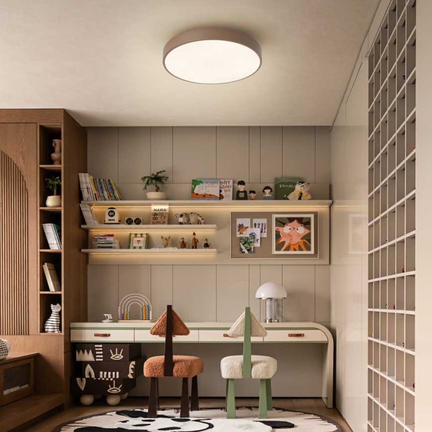 Brilagi - LED таванно осветително тяло POOL LED/36W/230V 3000/4000/6000K Ø 30 см кафяво