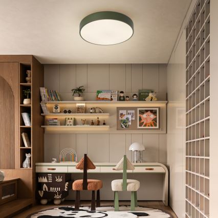 Brilagi - LED плафон POOL LED/48W/230V 3000/4000/6000K диаметър 40 см зелен